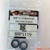 BRP Ball Bearings Blue Rubber Sealed (10x15x4mm) (2) BRP5119