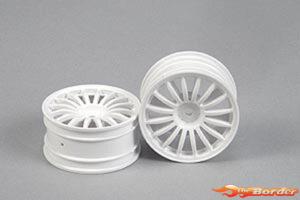 Tamiya Wheels 1/10 White 16-Spoke (4) 26mm 0440087