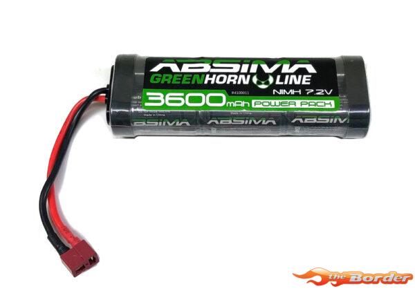 Absima 3600mAh 6-Cell 7.2V T-Plug (Deans) NiMH Battery 4100011