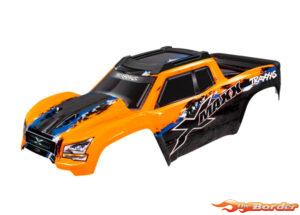 Traxxas X-Maxx Body (Painted Fluo Orange Decals Applied) 7811