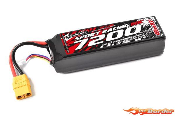 Corally Sport Racing 60C 7200mAh 4S 14.8V XT-90 Semi-Soft Case