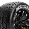 LouiseRC MT-Rocket Traxxas Stampede - 2WD Rear Wheels Black Glued LR-T3201SB