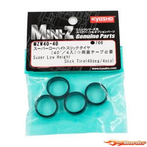 Kyosho Slick Tire Super Low Height (40SH) Narrow (4pcs) MZW40-40