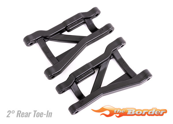 Traxxas Suspension Arms Black Rear (left & right) Heavy Duty 2° toe angle (2) 9432