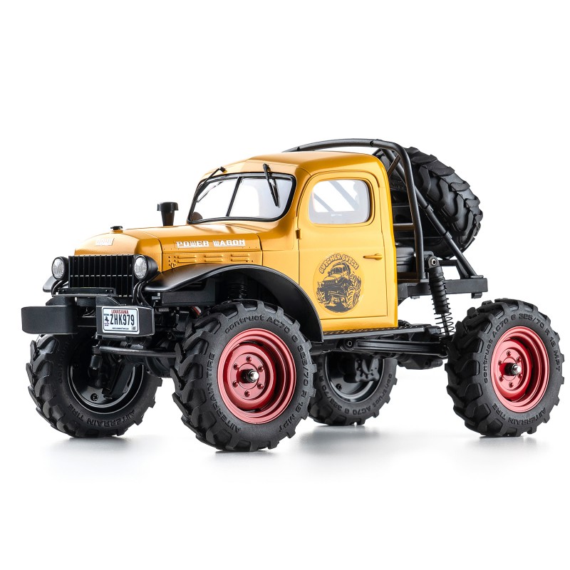 FMS 1/24 Power wagon FXC24 crawler RTR car kit Yellow FMS12401RTR-YEL