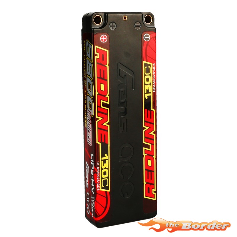 GensAce Redline Series 5800mAh 7.6V 130C 2S HV Ultra LCG LiPo Battery