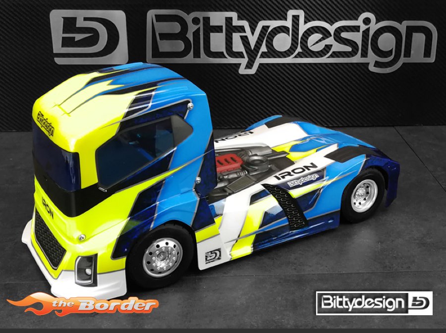 Bittydesign Iron 1/10 Truck Body Clear BDTRK-190IRO
