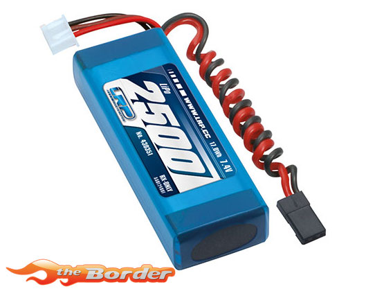 LRP VTEC LiPo 2500 RX-Pack 2/3 Straight - RX-only - 7.4V 430351