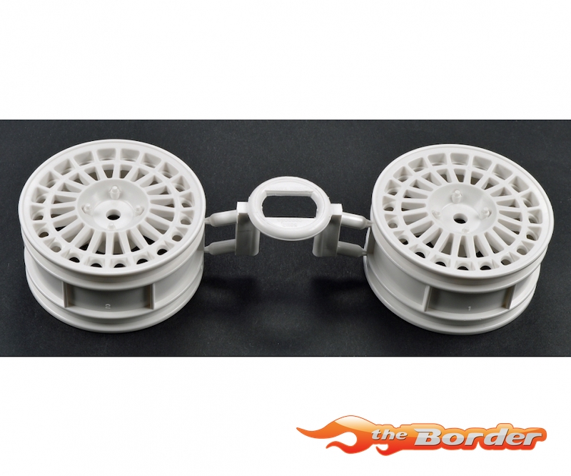 Tamiya Wheels 1/10 White Rally (2) 26mm 300445250