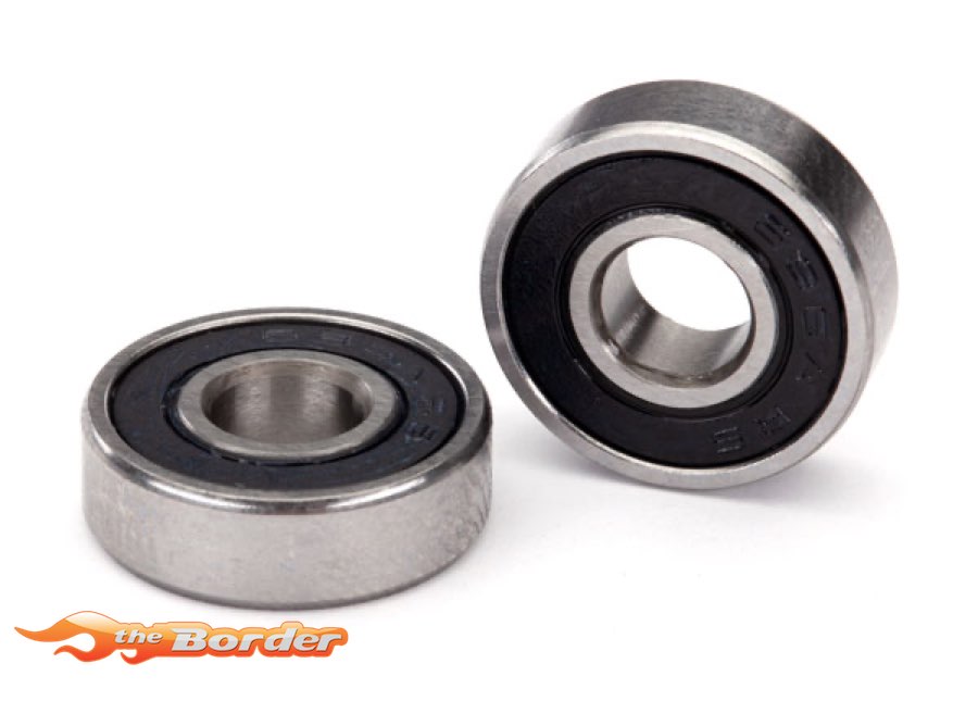 Traxxas Ball bearing black rubber sealed (6x16x5mm) (2) 5099A