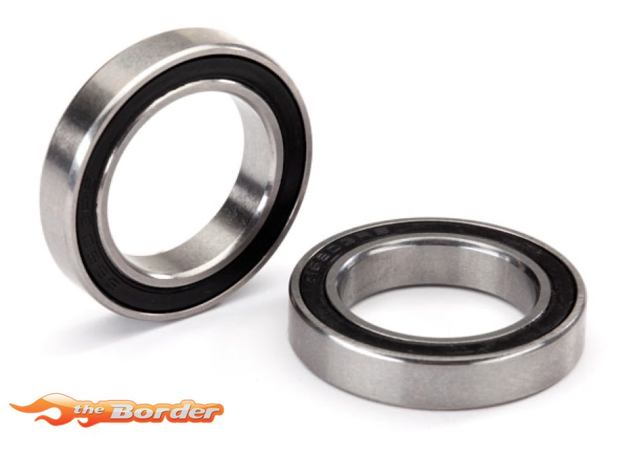 Traxxas Ball bearing black rubber sealed stainless (17x26x5) (2) 5107X