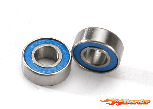 Traxxas Ball bearings blue rubber sealed (6x13x5mm) (2) 5180
