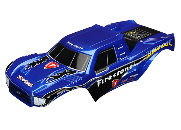 Traxxas Body Bigfoot® Firestone Officially Licensed replica painted TRX3658