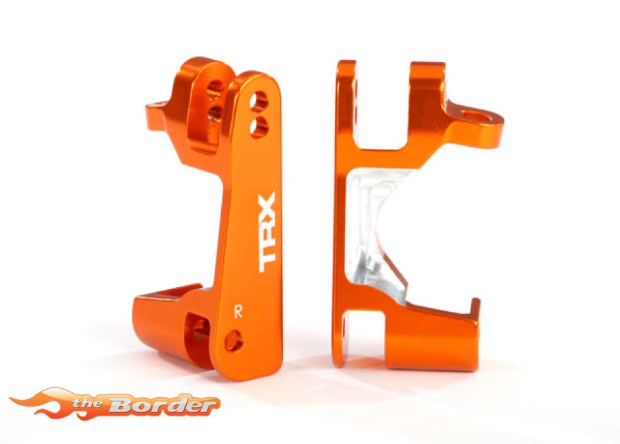 Traxxas Caster Blocks (C-Hubs) Aluminum Left & Right (Orange-Anodized) 6832A