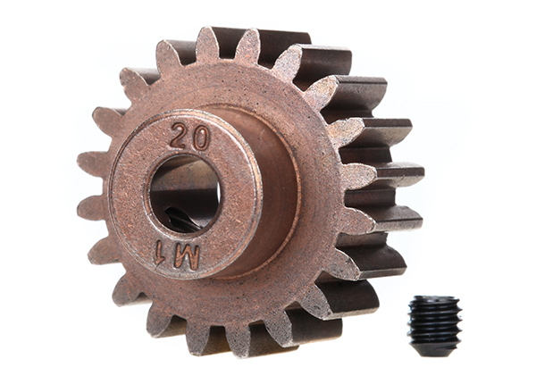 Traxxas Gear, 20-T pinion (1.0 metric pitch) (fits 5mm shaft) TRX6494X