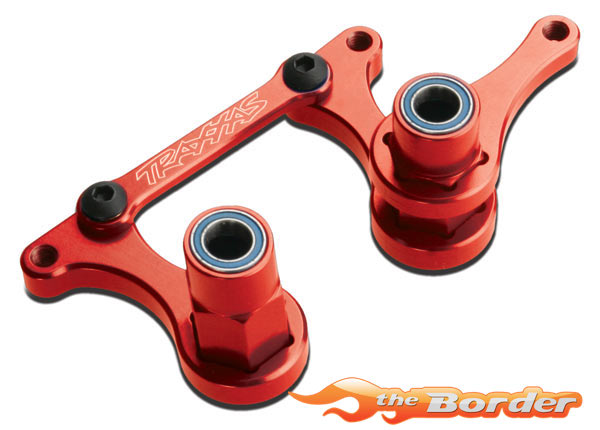 Traxxas Red-Anodized Aluminum Steering Bellcranks 3743X