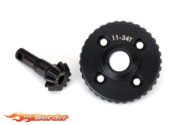 Traxxas Ring gear differential/ pinion gear differential (underdrive machined) 8279R