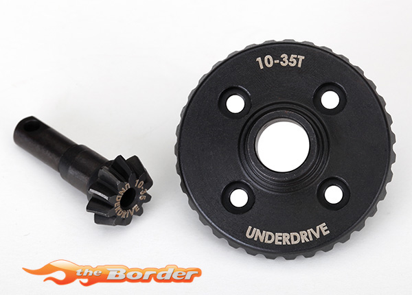 Traxxas Ring gear differential/ pinion gear differential (underdrive machined) 8288