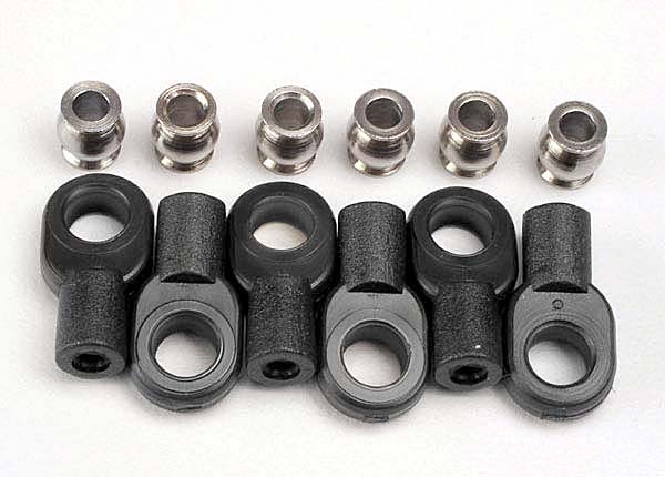 Traxxas Rod Ends Short w/Hollow Balls (6pcs) 2742x