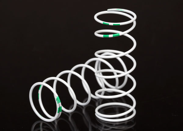 Traxxas Spring Shock White (GTR Long 0.653 rate green 2pcs) TRX7441 7441