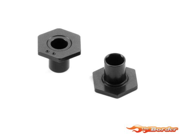 XRAY X4 Alum. Wheel Hub Spring Clip Offset -0.5mm (2) 305354