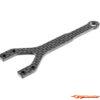 XRAY X4F'24 Graphite Upper Deck Split Front 2.0mm 301081