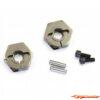 Kyosho Cramp Wheel Hub (45) Kyosho TF6 - Lazer ZX5-ZX7 (2) Gun Metal LAW30GMB - Afbeelding 2