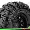 LouiseRC CR-Rowdy Super Soft Black 1.0" Crawler Tyres (2) LR-T3368VB - Afbeelding 4