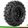 LouiseRC CR-Rowdy Super Soft Black 1.0" Crawler Tyres (2) LR-T3368VB - Afbeelding 2