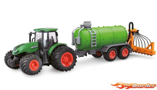 Amewi 1/24 RC Tractor met mestwagen & licht + water 22637