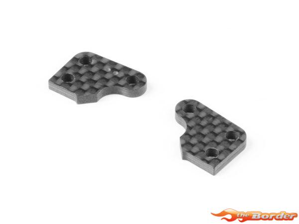 XRAY Graphite Extension For Steering Block - 2 Dots (2) 322295