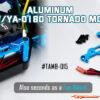 Yeah Racing Aluminium Brace w/Fan for Tamiya MB-01 & BT-01 TAMB-015BU