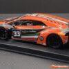 GL Racing Mini-Z Body Lamborghini GT3 Orange No.33 98mm - Afbeelding 3