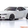 Kyosho Mini-Z Body Set Nissan Skyline GT-R R34 V-Spec Nur II White (MA020) MZP460