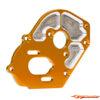 Traxxas Motor Plate Machined Aluminium Orange (4mm Thick) 9490-ORNG