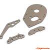 Kyosho Plate Set Gun Metal - Optima Mid OT264GM