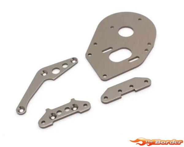 Kyosho Plate Set Gun Metal - Optima Mid OT264GM