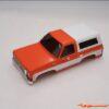 FMS Car Body Assembly Painted (White/Orange) - 1/24 K5 Blazer FCX24 FMSC3115