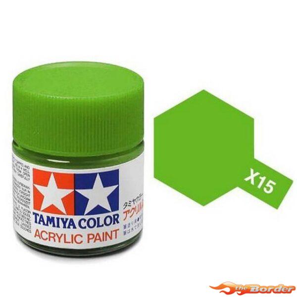 Tamiya Acrylic X-15 Licht Groen - 23ml Bottle 81015