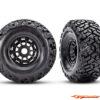 Traxxas Maxx Slash Tires & Wheels Glued (Belted, Black Wheels) 10272