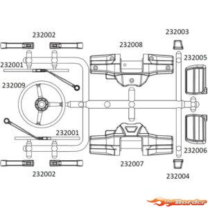 CrossRC Emo X2 - Body Trim 97401151