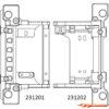 CrossRC Emo X2 - Crossbeam Bracket 97401144