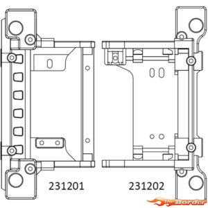 CrossRC Emo X2 - Crossbeam Bracket 97401144