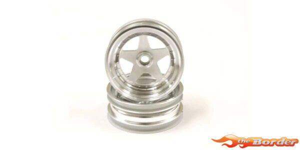 Kyosho Front Wheel Satin Chromed 2.2 Inches (2) Scorpion 2014 SCH005SCB