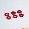 Kyosho Aluminium Collar 3X7X1mm (6) - Red W0145R