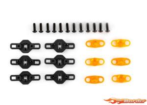 Traxxas Mounts, Side Marker Lights, Boat Trailer (6)/ Lenses (6) 10360