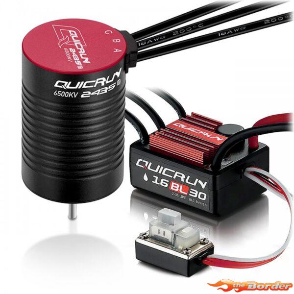 Hobbywing Combo WP16BL30 ESC 2435SL 6500KV Brushless Motor G3 38030001