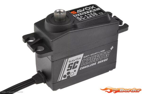 Savox SC-1258TGB+ Black Edition Super Speed Titanium Gear Digital Servo