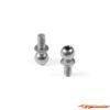 XRAY Hard Steel Ball End 5.4mm With Thread 6mm - Nickel Coated (2) 362656