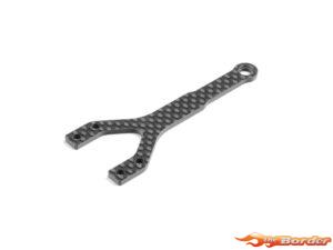 XRAY X4F'25 Graphite Upper Deck - Split Front - 2.0mm 301083